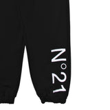 N°21 Pantalone Modello Tuta tinta unita con Stampa Nero per Bambina N21615N0154 NERO N°21 