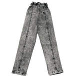 Naice Jeans tinta unita con Elastico In Vita Nero per Bambina 206007 NERO NAICE 