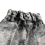 Naice Jeans tinta unita con Elastico In Vita Nero per Bambina 206007 NERO NAICE 