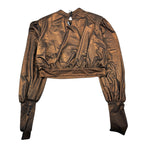 Naice Camicia tinta unita con Applicazioni Bronzo per Bambina NAI23541 BRONZO NAICE 