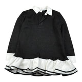 Naida Abito Manica Lunga tinta unita Nero per Bambina NAAB365 NERO NAIDA 