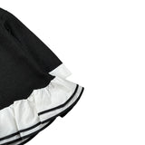 Naida Abito Manica Lunga tinta unita Nero per Bambina NAAB365 NERO NAIDA 