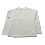 Naida Shirt Girocollo tinta unita con Stampa Panna per Bambina NAMA351 PANNA NAIDA 