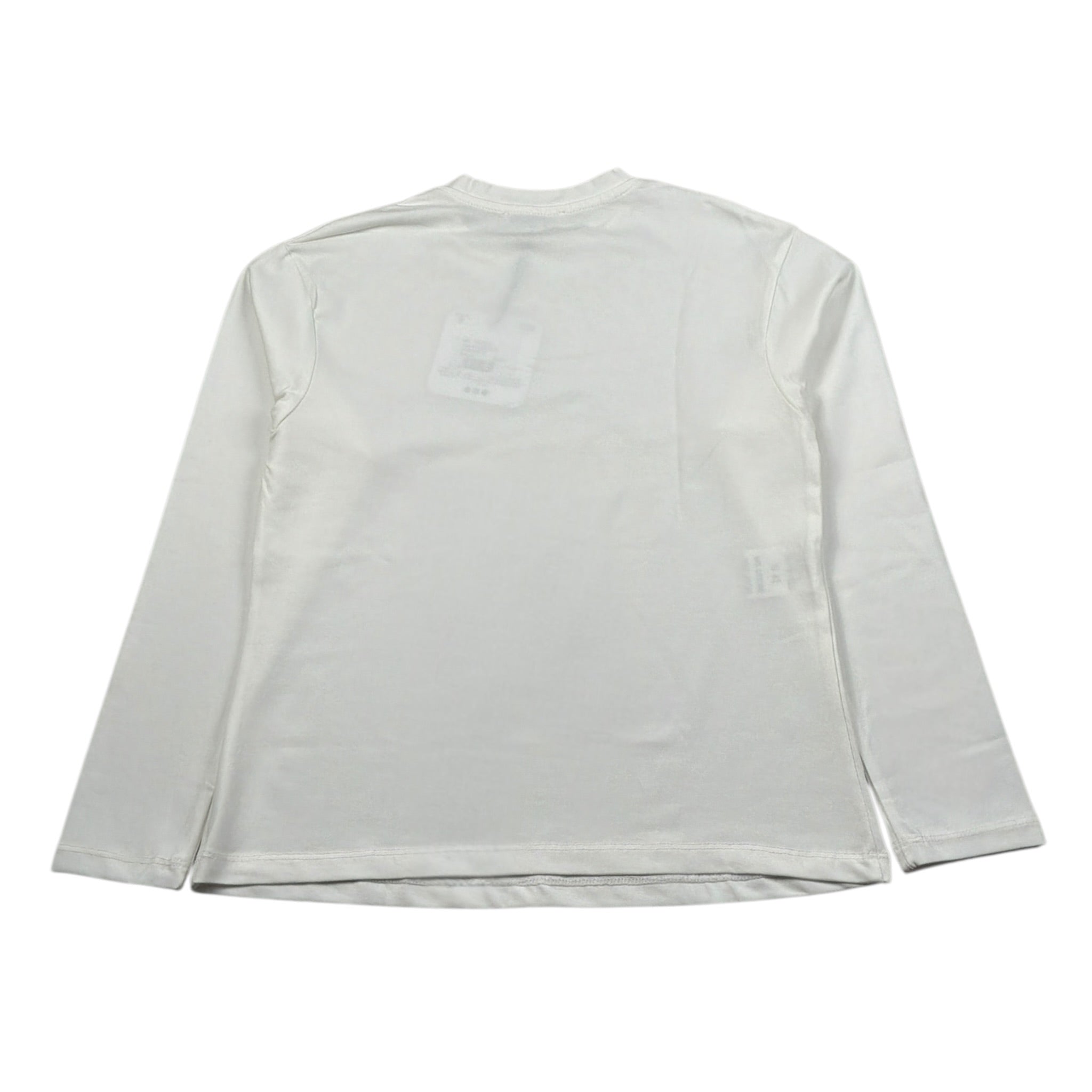 Naida Shirt Girocollo tinta unita con Brillantini Panna per Bambina NATS233 PANNA NAIDA 
