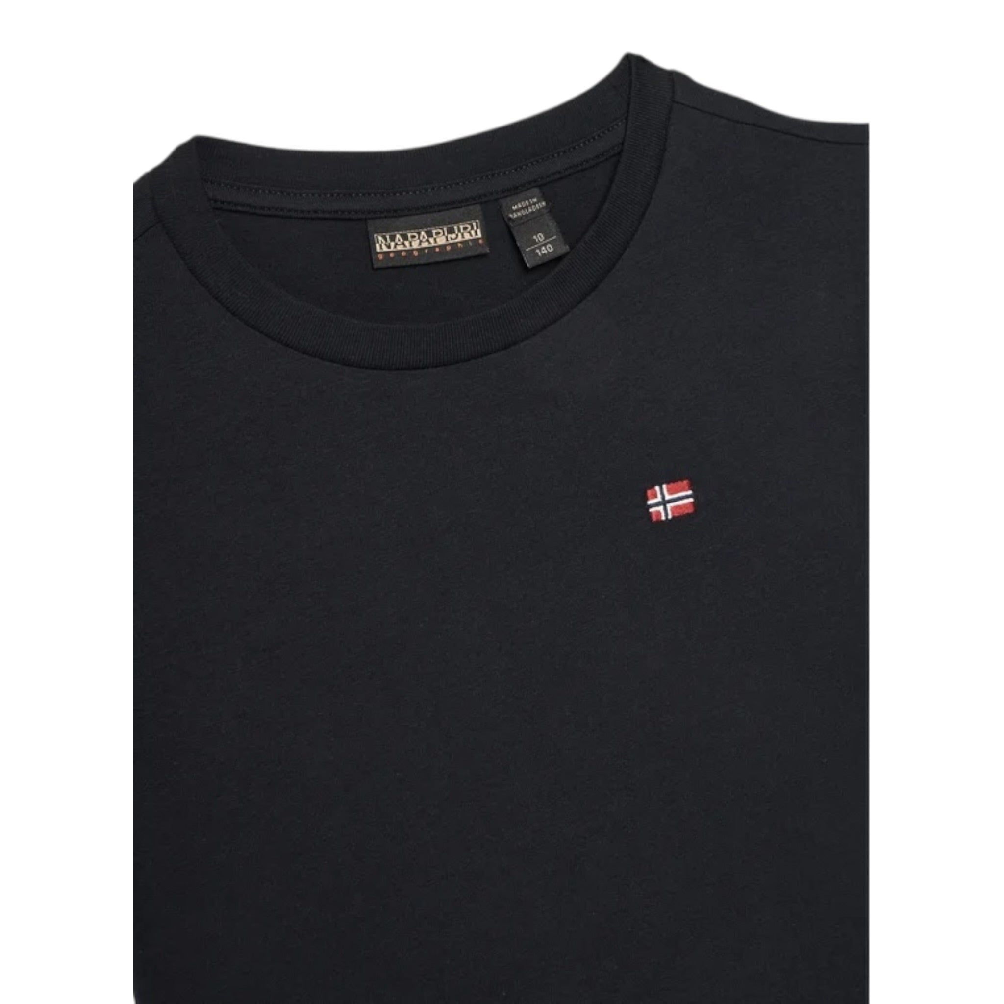 Napapijri T-Shirt tinta unita con Stampa Blu per Bambino NP0A4GEH0411 BLU NAPAPIJRI 