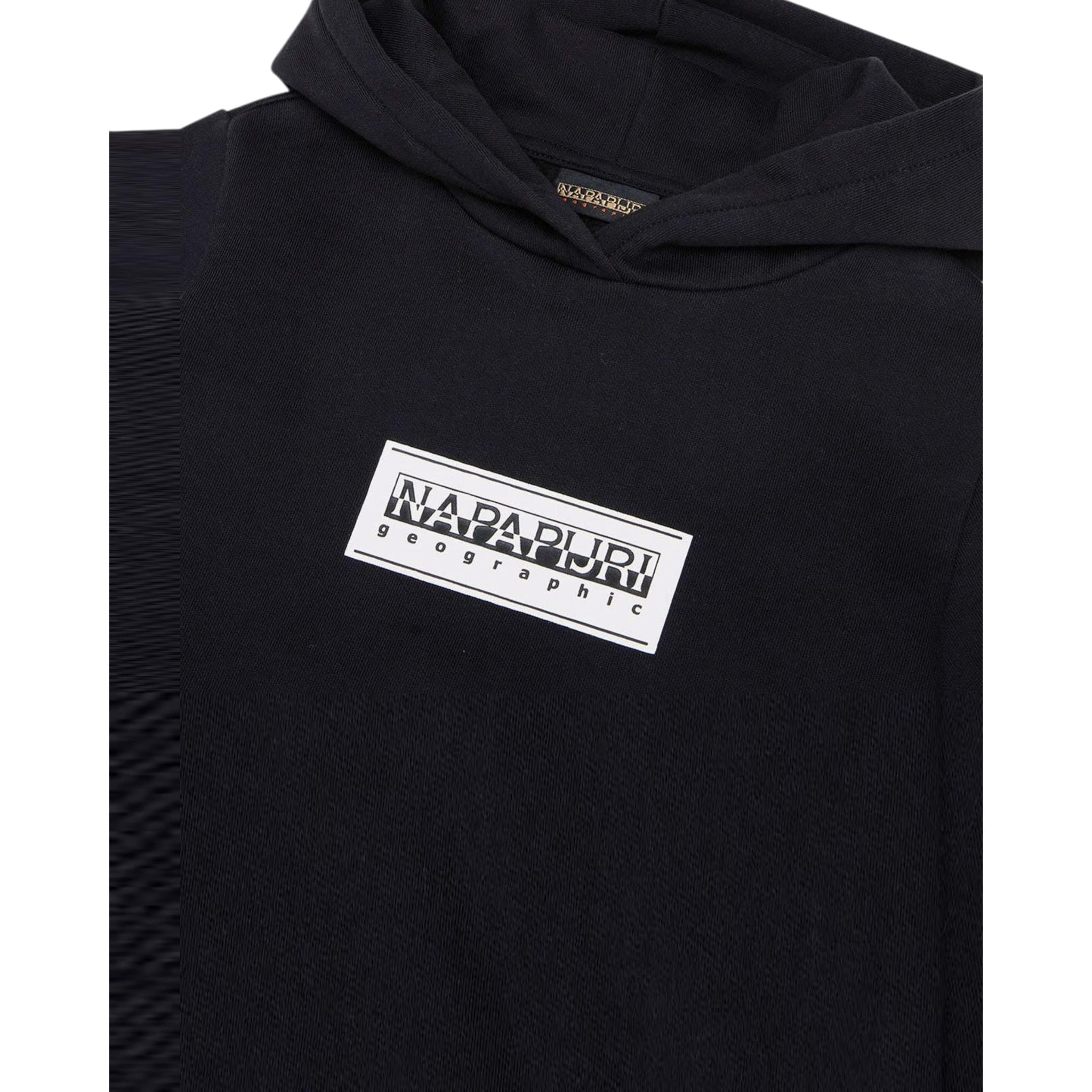 Napapijri Felpa Chiusa con Cappuccio tinta unita Nero per Bambino NP0A4HY4041 NERO NAPAPIJRI 