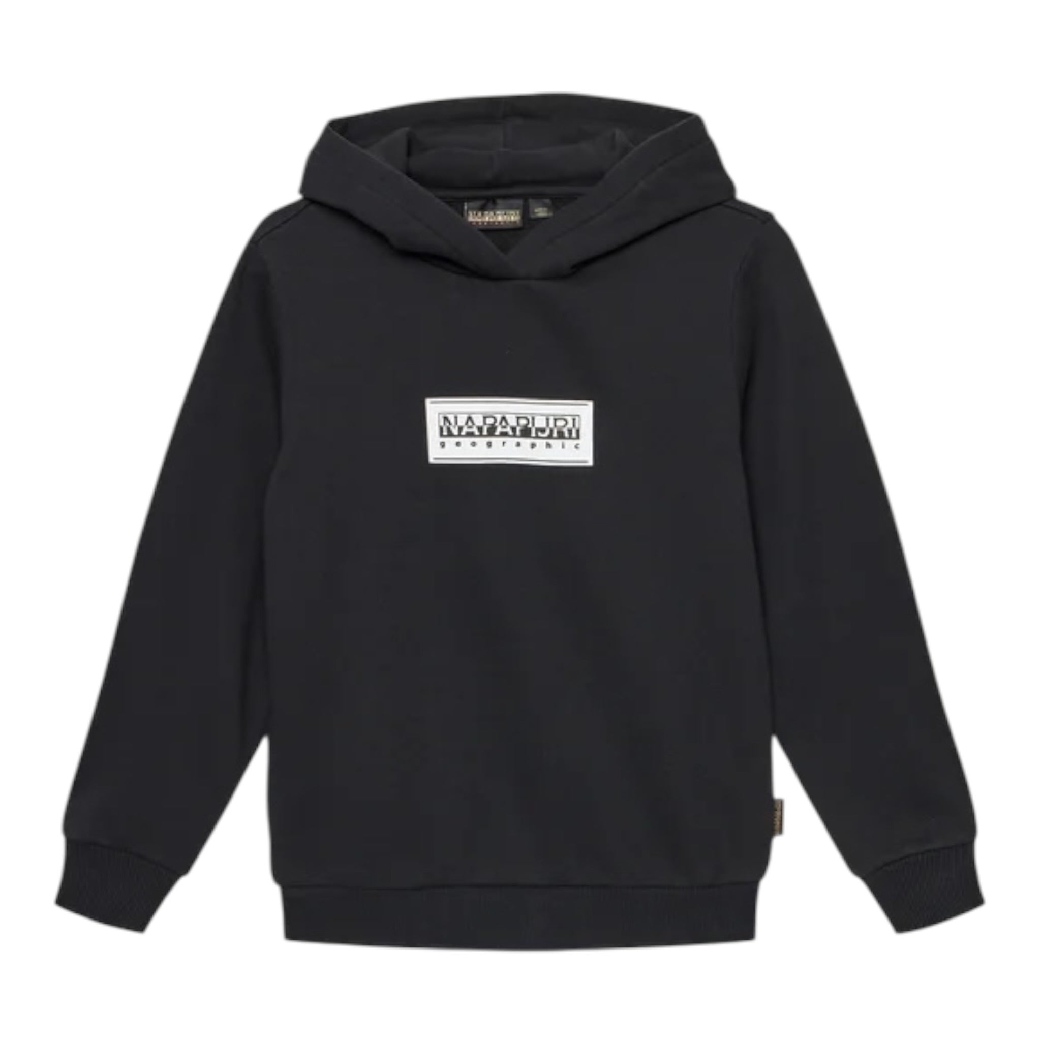 Napapijri Felpa Chiusa con Cappuccio tinta unita Nero per Bambino NP0A4HY4041X NERO NAPAPIJRI 