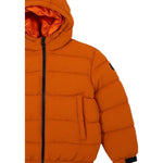 Napapijri Giubbino tinta unita con Zip E Cappuccio Arancione per Bambino NP0A88ZUA681 ARANCIONE NAPAPIJRI 