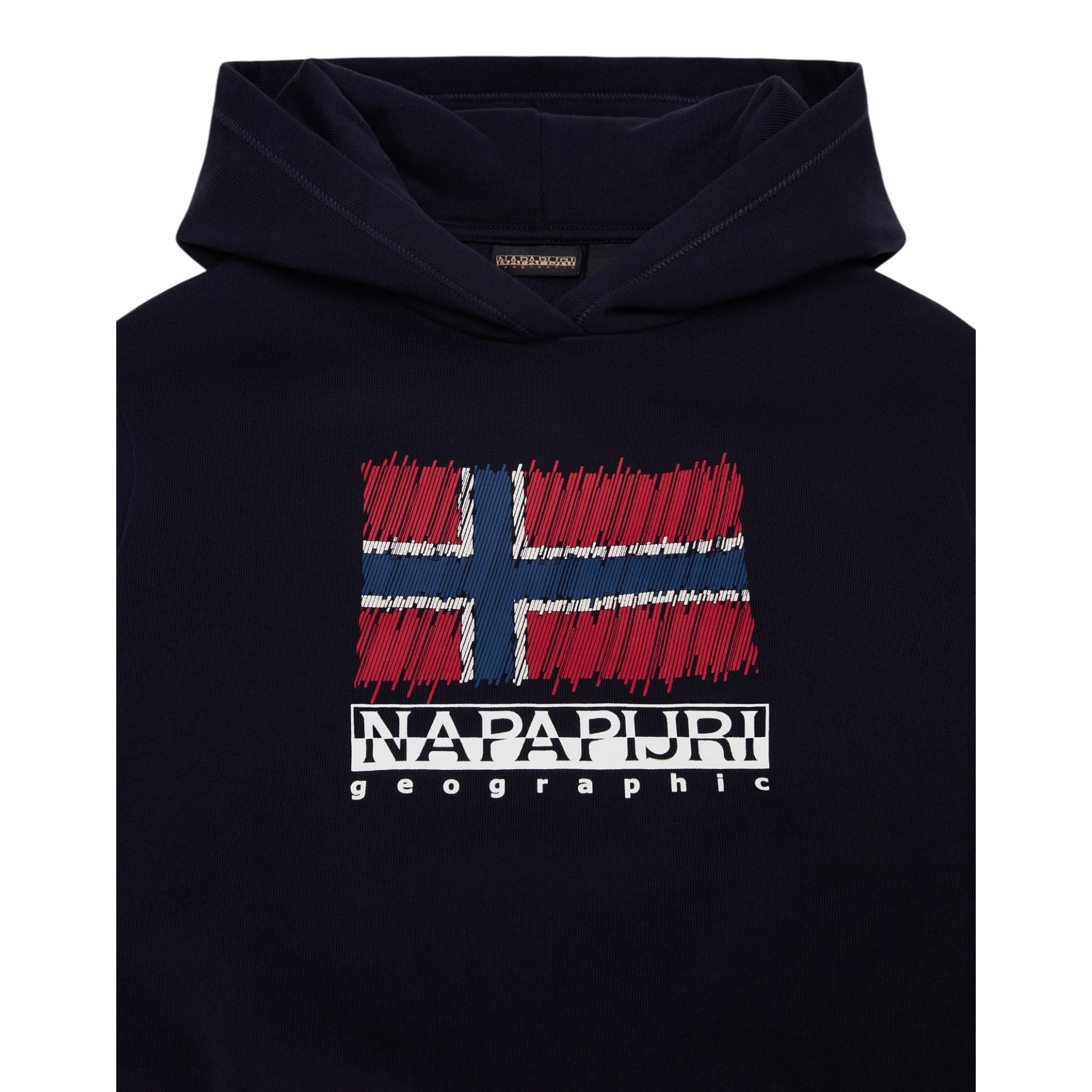 Napapijri Felpa Chiusa con Cappuccio tinta unita Blu per Bambino NP0A88ZX176 BLU NAPAPIJRI 