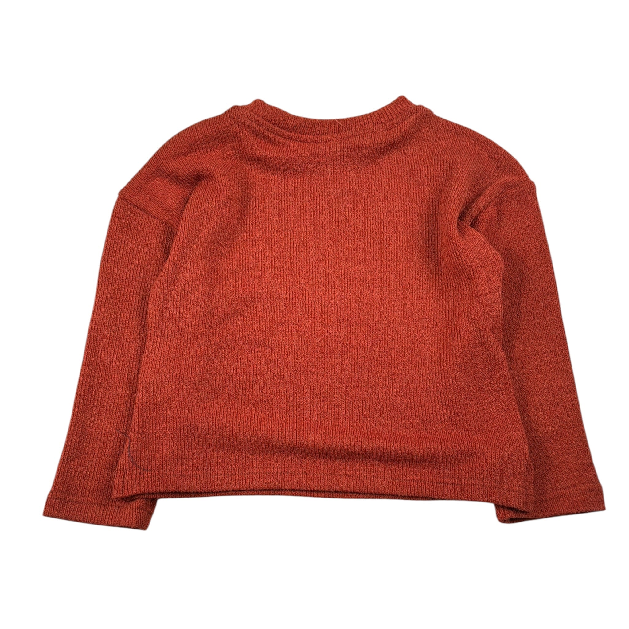 Never Too Maglia tinta unita Girocollo Ruggine per Bambino NT1161N RUGGINE NEVER TOO 