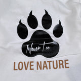 Never Too Shirt Girocollo tinta unita con Stampa Bianco per Neonato NT1840N BIANCO NEVER TOO 