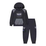 Nike Completo 2Pz Felpa-Pantalone Grigio per Neonato 66N239 GRIGIO NIKE 
