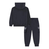 Nike Completo 2Pz Felpa-Pantalone Grigio per Neonato 66N239 GRIGIO NIKE 