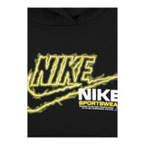 Nike Completo 2 Pezzi Felpa-Pantalone tinta unita Nero per Bambino 66N241J NERO NIKE 