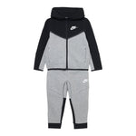 Nike Completo 2 Pezzi Felpa-Pantalone Bicolore Grigio/Nero per Bambino 86M8800 GRIGIO/NERO NIKE 