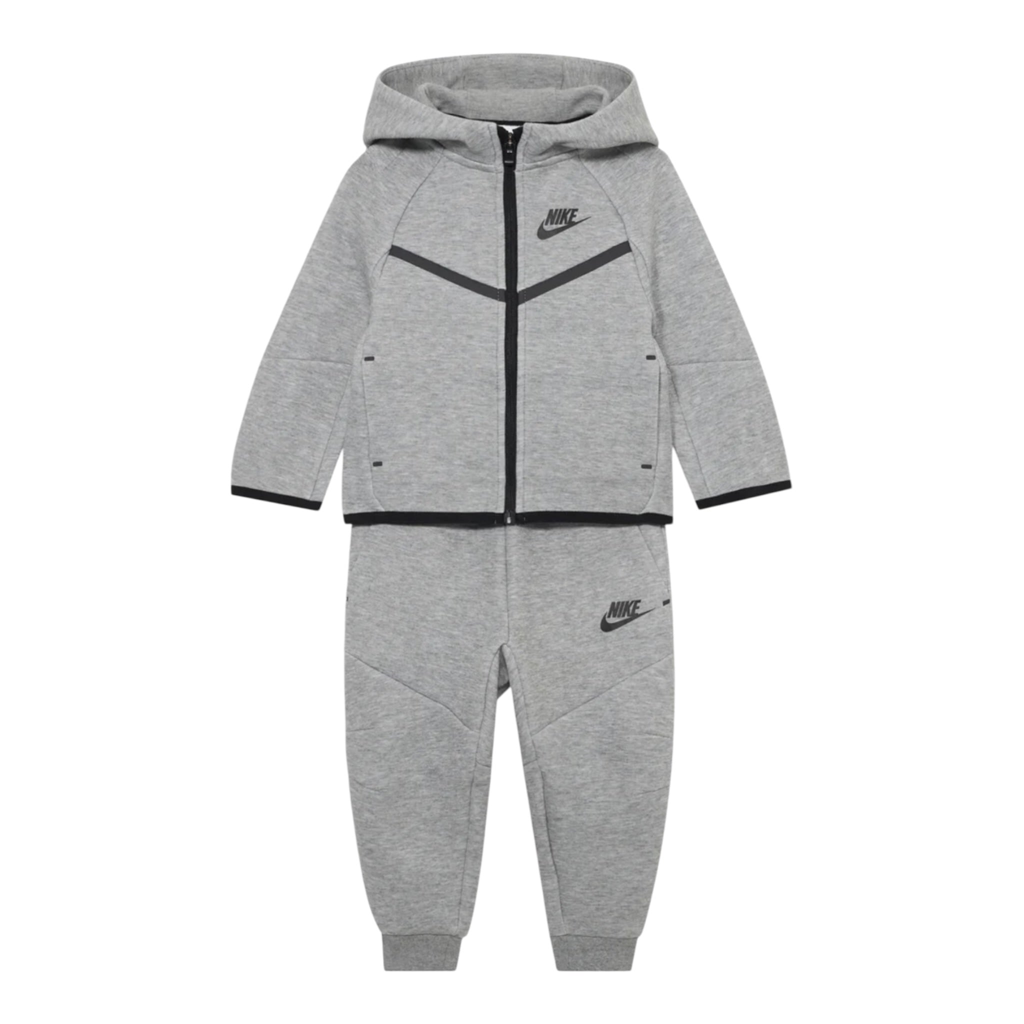 Nike Completo 2 Pezzi Felpa-Pantalone tinta unita Grigio per Bambino 86M880 GRIGIO NIKE 
