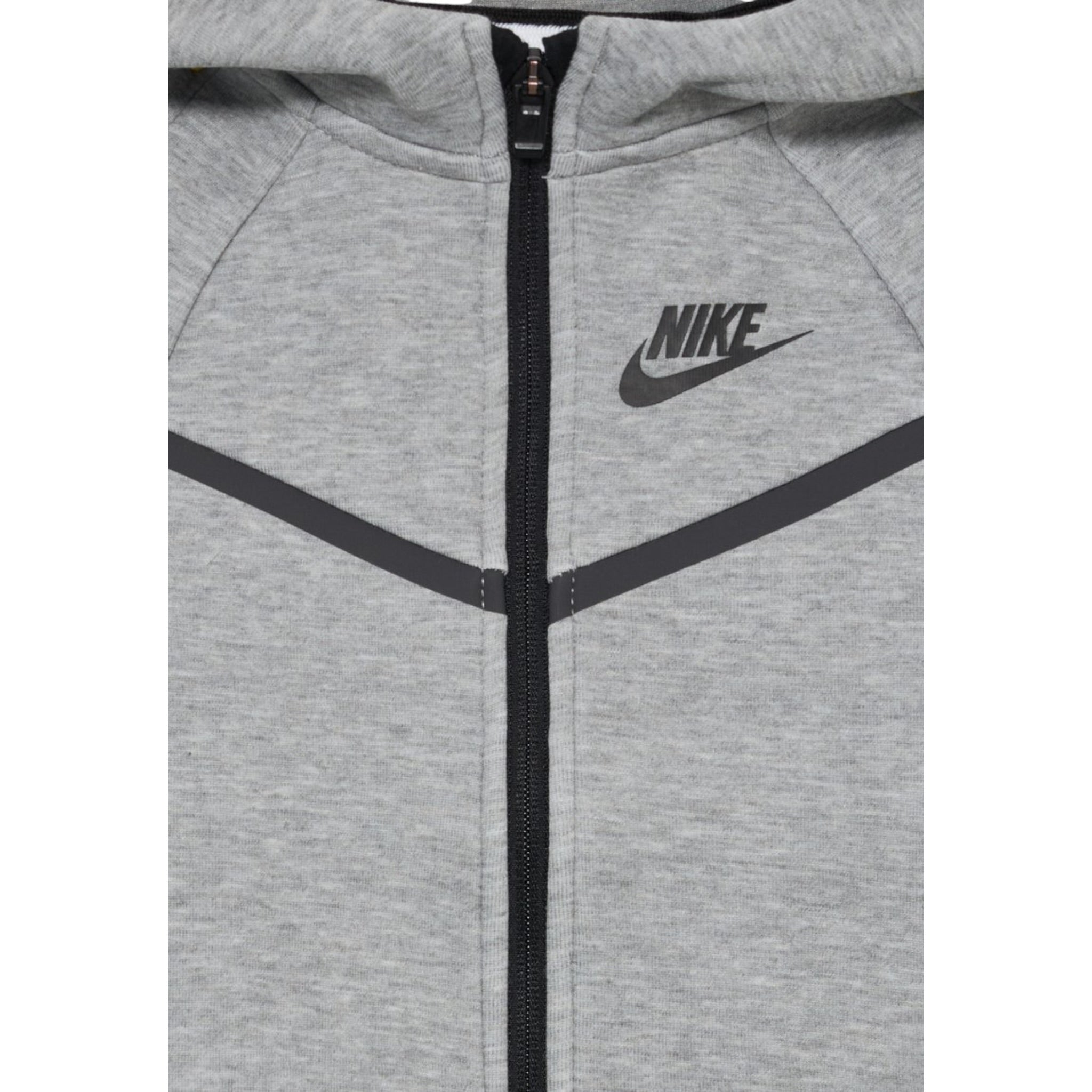 Nike Completo 2 Pezzi Felpa-Pantalone tinta unita Grigio per Bambino 86M880 GRIGIO NIKE 