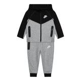 Nike Completo 2 Pezzi Felpa-Pantalone tinta unita Grigio/Nero per Bambino 86M880X GRIGIO/NERO NIKE 