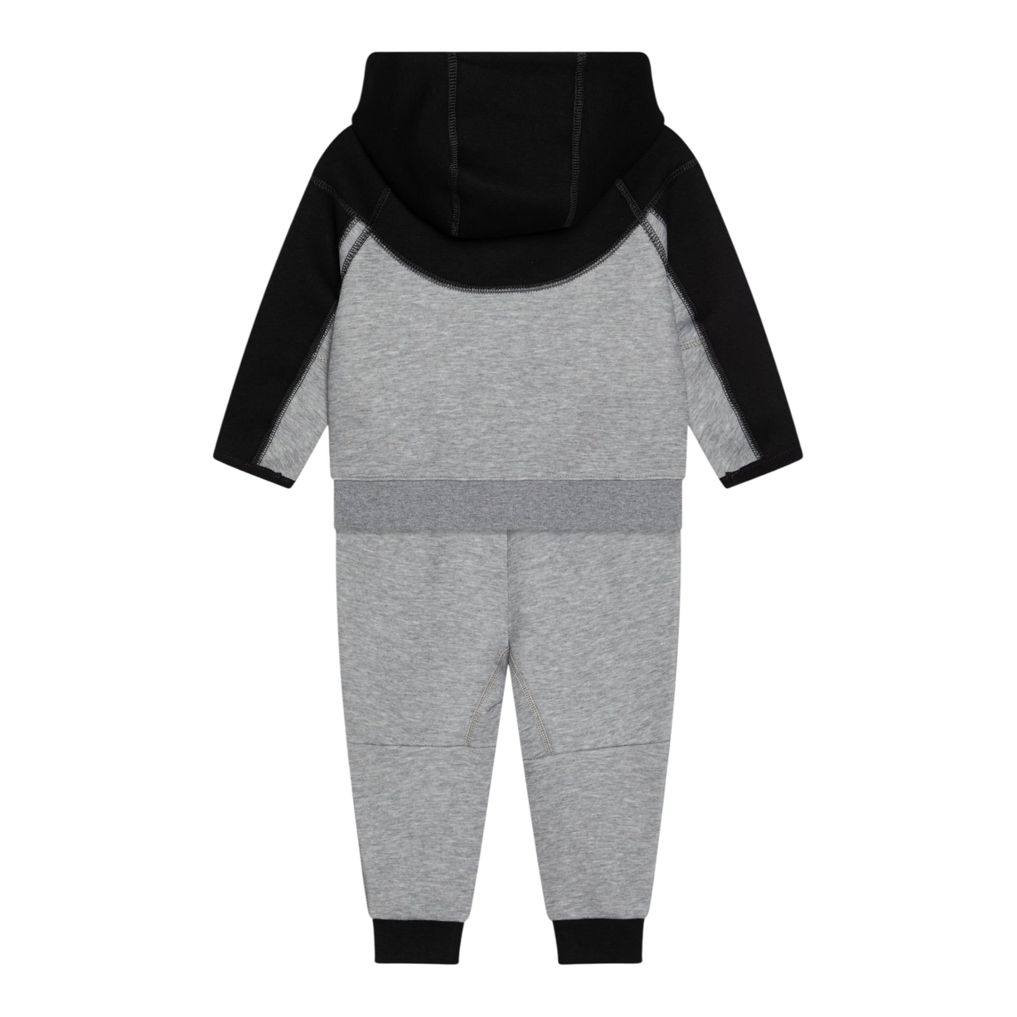 Nike Completo 2 Pezzi Felpa-Pantalone tinta unita Grigio/Nero per Bambino 86M880X GRIGIO/NERO NIKE 