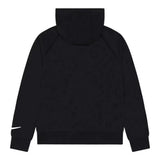 Nike Felpa con Zip E Cappuccio tinta unita con Logo Nero per Bambino 9Q1097 NERO NIKE 