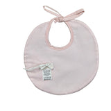 Ninnaoh Bavetta tinta unita con Stampa Rosa per Neonata I25BA10 ROSA NINNAOH 