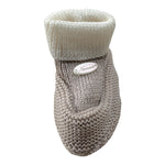 Ninnaoh Babbucce tinta unita In Filo Beige/Panna per Neonata I25BABF324 BEIGE/PANNA NINNAOH 