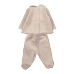 Ninnaoh Completo 2Pz Maglia-Ghettina Rosa per Neonata I25C2 ROSA NINNAOH 
