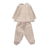 Ninnaoh Completo 2Pz Maglia-Ghettina Rosa per Neonata I25C2 ROSA NINNAOH 