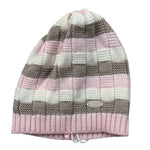 Ninnaoh Cappello Tricolore con Fantasia Rosa per Neonata I25CAF323 ROSA NINNAOH 