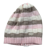 Ninnaoh Cappello Tricolore con Fantasia Rosa per Neonata I25CAF323 ROSA NINNAOH 