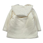 Ninnaoh Cappotto tinta unita con Cappuccio Panna per Neonata I25CAP702X PANNA NINNAOH 