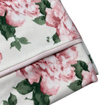 Ninnaoh Coperta tinta unita con Stampa Fiori Bianco per Neonata I25COP16 BIANCO NINNAOH 
