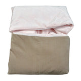 Ninnaoh Coperta tinta unita con Stampa Rosa per Neonata I25COP221L ROSA NINNAOH 