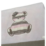 Ninnaoh Coperta tinta unita con Stampa Rosa per Neonata I25COP221L ROSA NINNAOH 