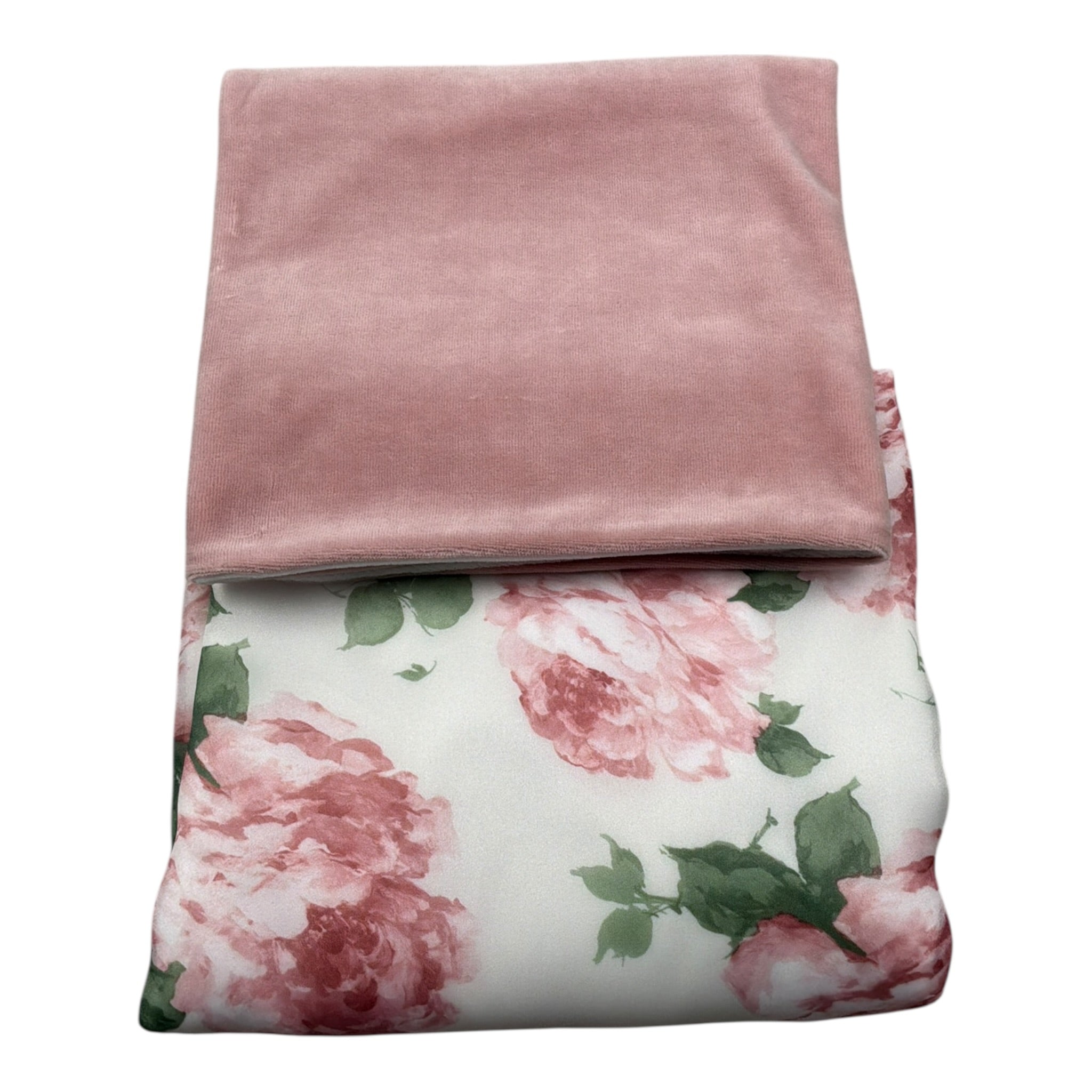 Ninnaoh Coperta Bicolore con Stampe Rosa per Neonata I25LE66 ROSA NINNAOH 
