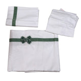 Ninnaoh Set Lenzuola 3 Pezzi tinta unita Bianco per Neonata I25LE6XX BIANCO NINNAOH 