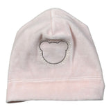 Ninnaoh Cappello tinta unita con Stampa Rosa per Neonata NH219750 ROSA NINNAOH 