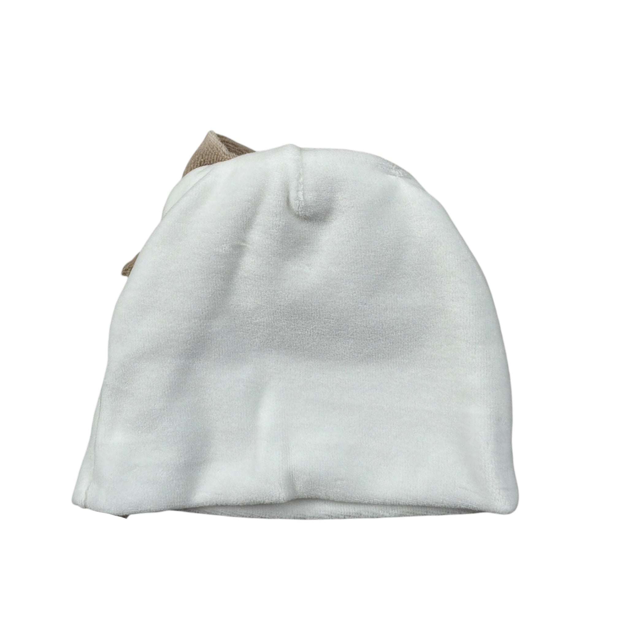 Ninnaoh Cappello tinta unita con Fiocco Bianco/Beige per Neonata PR219758 BIANCO/BEIGE NINNAOH 