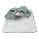 Ninnaoh Cappello tinta unita con Fiocco Bianco/Verde per Neonata PR219758 BIANCO/VERDE NINNAOH 