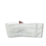 Ninnaoh Fascia tinta unita con Fiocco Bianco/Rosa per Neonata PR219759 BIANCO/ROSA NINNAOH 