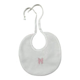 Ninnaoh Bavetta Bicolore con Stampa Bianco/Rosa per Neonata PR219760 BIANCO/ROSA NINNAOH 