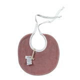 Ninnaoh Bavetta Bicolore con Stampa Bianco/Rosa per Neonata PR219760 BIANCO/ROSA NINNAOH 