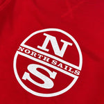 North Sails Felpa Girocollo tinta unita con Stampa Rosso per Bambino NBA26003FE ROSSO NORTH SAILS 
