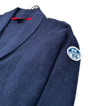 North Sails Cardigan tinta unita con Scollo A V Blu per Bambino NBA26008CD BLU NORTH SAILS 
