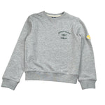 North Sails Felpa tinta unita Girocollo con Stampa Grigio per Bambino NBA26023FE GRIGIO NORTH SAILS 