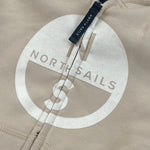 North Sails Felpa tinta unita con Zip E Cappuccio Beige per Bambino NBA26034FE BEIGE NORTH SAILS 