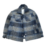 North Sails Giubbino Modello Camicia tinta unita con Fantasia A Quadri Blu per Bambino NBA26040CA BLU NORTH SAILS 