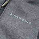 North Sails Felpa tinta unita con Zip E Logo Grigio per Bambino NBA26057FE GRIGIO NORTH SAILS 