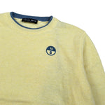 North Sails Maglia tinta unita con Logo Giallo per Bambino NBA26076MA GIALLO NORTH SAILS 