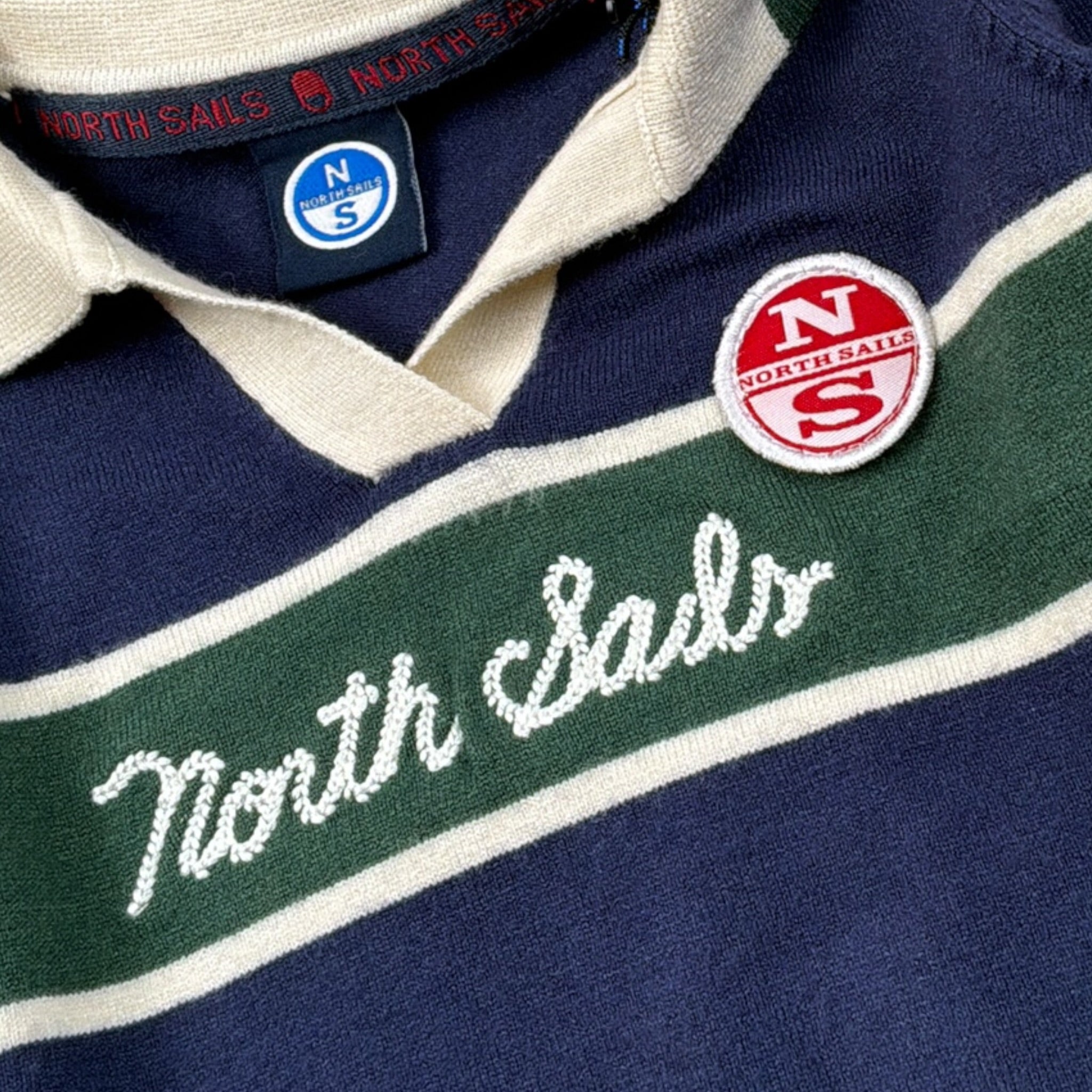 North Sails Maglia tinta unita con Stampa Blu per Neonato NIA26015PO BLU NORTH SAILS 